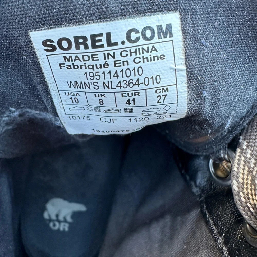 Sorel Women's Joan Of Arctic Wedge III Lexie Bootie Waterproof Size 10